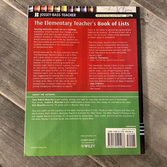 The elementary teachers book of lists - Picture 3 of 5